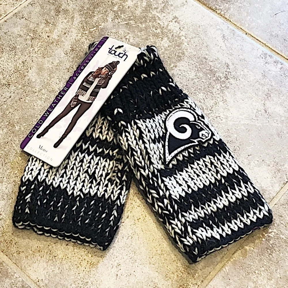🆕 Los Angeles Rams NFL knit hand warmers